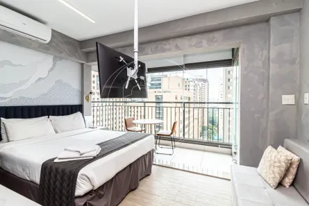 Apartamento com 1 Quarto à venda, 25m² no Indianópolis, São Paulo