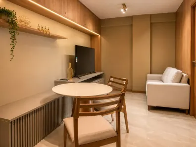 Apartamento com 1 Quarto para alugar, 33m² no Pitangueiras, Lauro de Freitas