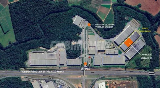 Galpão/Depósito/Armazém para alugar, 2665m² no Ponte Alta, Atibaia