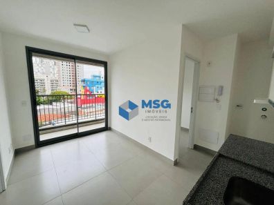 Apartamento com 2 Quartos para venda ou aluguel, 37m² no Santo Amaro, São Paulo