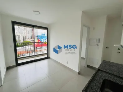 Apartamento com 2 Quartos para alugar, 37m² no Santo Amaro, São Paulo