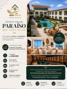 Apartamento com 1 Quarto à venda, 27m² no , Cajueiro da Praia