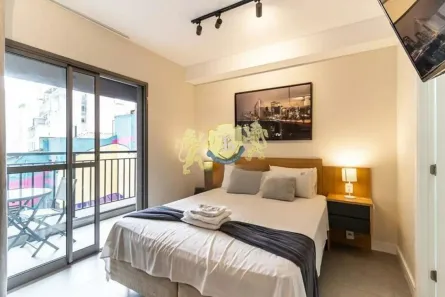 Flat com 1 Quarto à venda, 25m² no República, São Paulo
