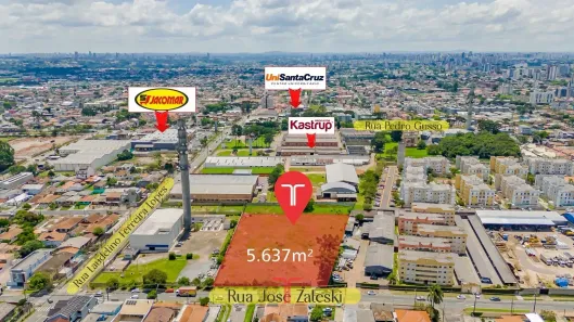 Lote/Terreno à venda, 5637m² no Capão Raso, Curitiba