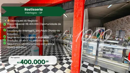 Ponto Comercial à venda, 120m² no Interlagos, São Paulo