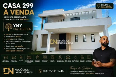 Casa de Condomínio com 4 Quartos à venda, 360m² no Parque das Nações, Parnamirim