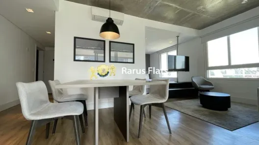 Apartamento com 1 Quarto para alugar, 62m² no Cidade Monções, São Paulo