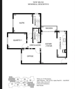 Apartamento com 3 Quartos à venda, 61m² no Chácaras Dona Gê, Goiânia