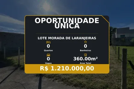 Lote/Terreno à venda, 360m² no Morada de Laranjeiras, Serra