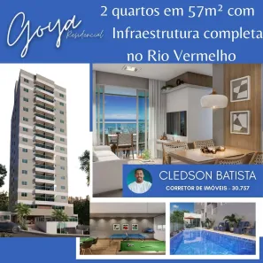 Apartamento com 2 Quartos à venda, 57m² no Rio Vermelho, Salvador