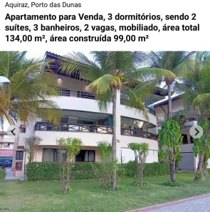 Apartamento com 3 Quartos à venda, 99m² no , Aquiraz