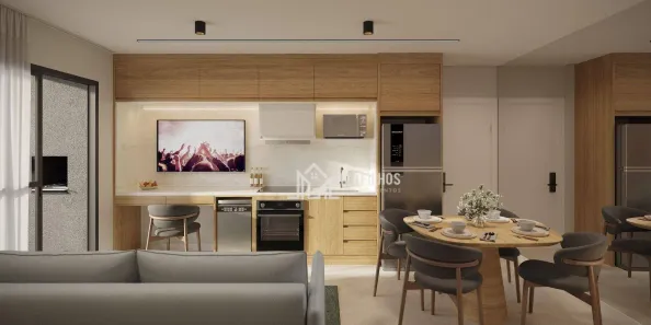 Apartamento com 2 Quartos à venda, 38m² no Centro, Curitiba