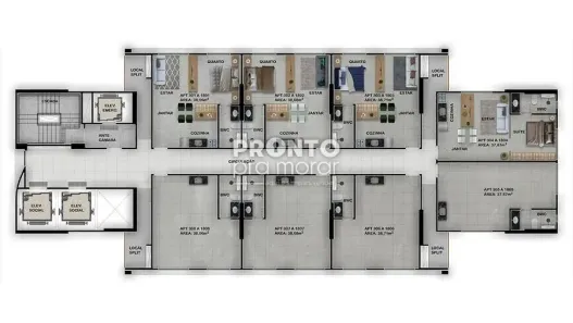 Flat com 1 Quarto à venda, 38m² no Boa Vista, Recife