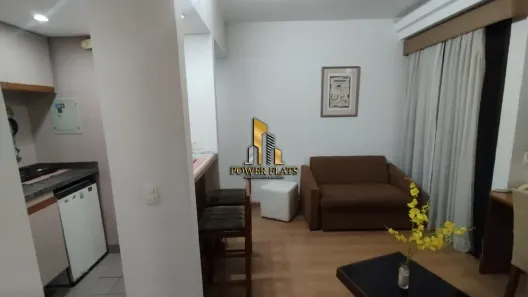 Flat com 1 Quarto para alugar, 39m² no Moema, São Paulo