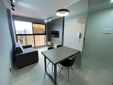 Apartamento com 1 Quarto para alugar, 35m² no Jatiúca, Maceió