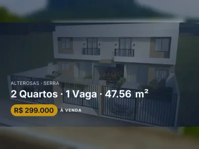 Casa com 2 Quartos à venda, 47m² no Alterosas, Serra
