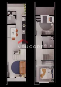 Sobrado com 2 Quartos à venda, 59m² no Itaum, Joinville