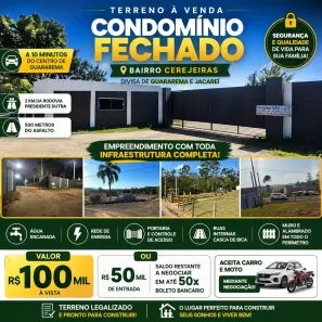Lote/Terreno à venda, 1000m² no Fazenda Palao Alpes de Guararema, Guararema