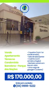 Apartamento com 2 Quartos à venda, 10m² no Centro-Norte, Cuiabá
