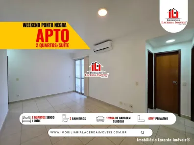 Apartamento com 2 Quartos para alugar, 67m² no Ponta Negra, Manaus