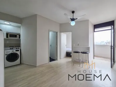 Apartamento com 1 Quarto para alugar, 40m² no Indianópolis, São Paulo