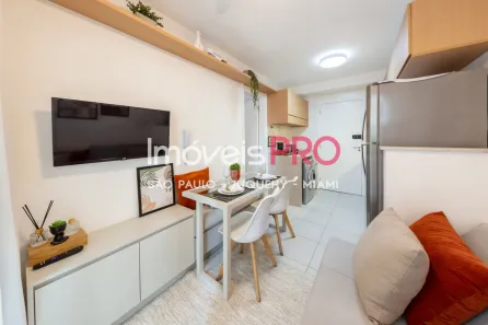 Apartamento com 1 Quarto à venda, 34m² no Jardim Caravelas, São Paulo