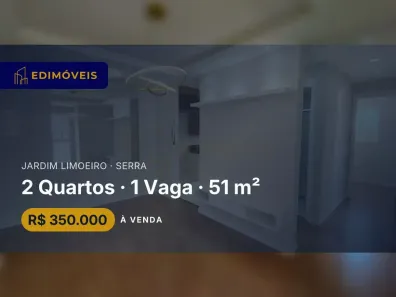 Apartamento com 2 Quartos à venda, 51m² no Jardim Limoeiro, Serra