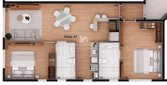 Apartamento com 2 Quartos à venda, 78m² no Centro, Canela