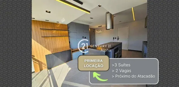 Apartamento com 3 Quartos para alugar, 87m² no Tamboré, Barueri
