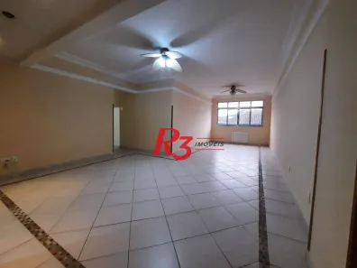 Apartamento com 3 Quartos para alugar, 136m² no Boqueirão, Santos