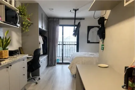 Apartamento com 1 Quarto para alugar, 25m² no Pinheiros, São Paulo