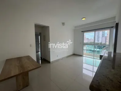 Apartamento com 1 Quarto para alugar, 55m² no Gonzaga, Santos