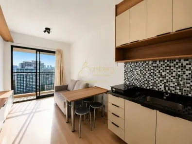 Apartamento com 1 Quarto à venda, 34m² no Santo Amaro, São Paulo