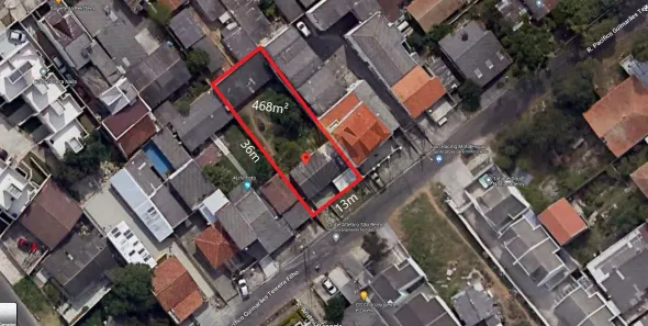 Lote/Terreno à venda, 468m² no Uberaba, Curitiba