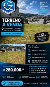 Lote/Terreno à venda, 150m² no Villas do Jaguari, Santana de Parnaíba