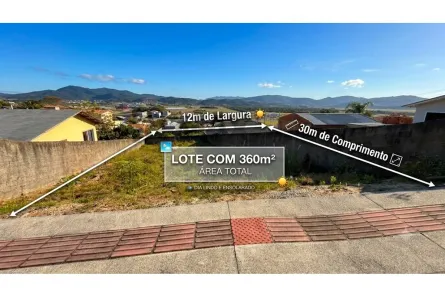 Lote/Terreno à venda, 360m² no AREIAS DO MEIO, Governador Celso Ramos