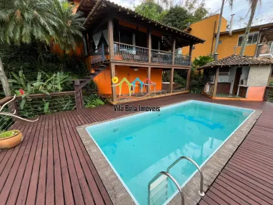 Casa com 3 Quartos para alugar, 158m² no Itaguassú, Ilhabela