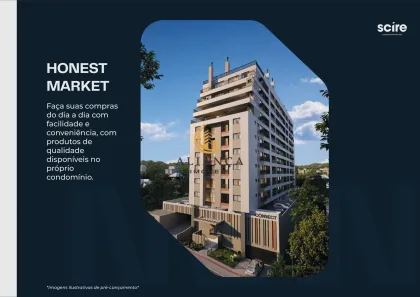 Apartamento com 1 Quarto à venda, 32m² no Barreiros, São José