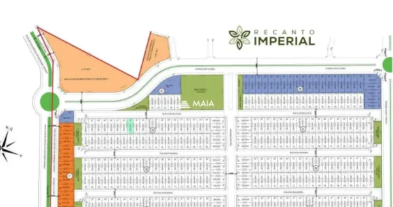 Lote/Terreno à venda, 250m² no Loteamento Jardim Imperial, Uberaba