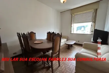 Apartamento com 1 Quarto à venda, 44m² no Centro, São Vicente
