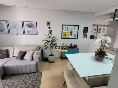 Apartamento com 3 Quartos à venda, 64m² no Campestre, Santo André