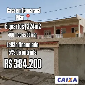 Casa com 5 Quartos à venda, 324m² no Pilar, Ilha de Itamaracá