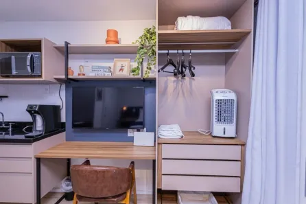 Apartamento com 1 Quarto para venda ou aluguel, 21m² no Paraíso, São Paulo