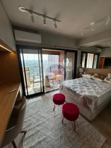 Apartamento com 1 Quarto para alugar, 30m² no Indianópolis, São Paulo
