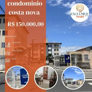 Apartamento com 2 Quartos à venda, 57m² no José Conrado de Araújo, Aracaju