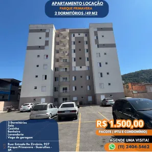 Apartamento com 2 Quartos para alugar, 49m² no Parque Primavera, Guarulhos