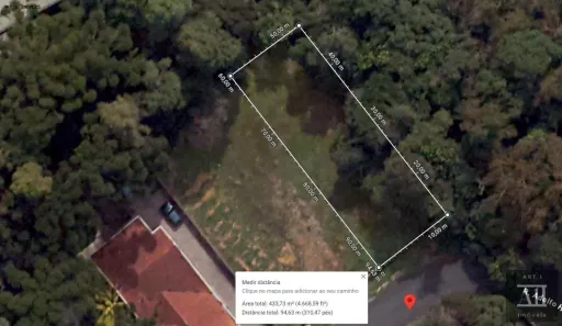 Lote/Terreno à venda, 434m² no Abranches, Curitiba