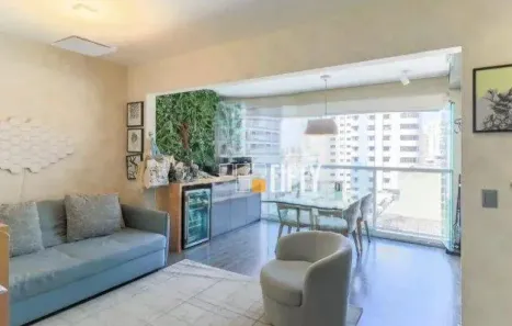 Apartamento com 1 Quarto à venda, 43m² no Santo Amaro, São Paulo