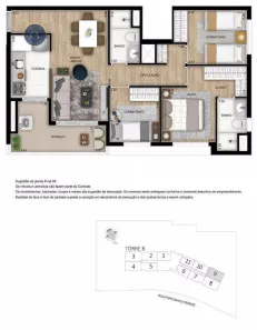Apartamento com 3 Quartos à venda, 68m² no Vila Anastácio, São Paulo