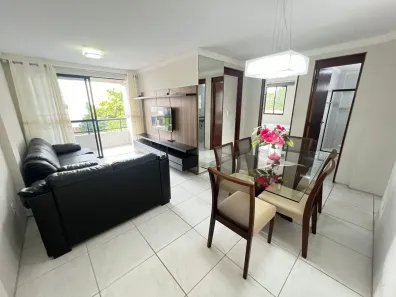 Apartamento com 3 Quartos para alugar, 75m² no Bancários, João Pessoa